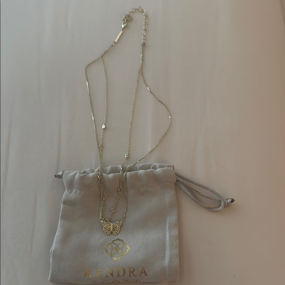 Kendra Scott Gold Necklace Elegant Design